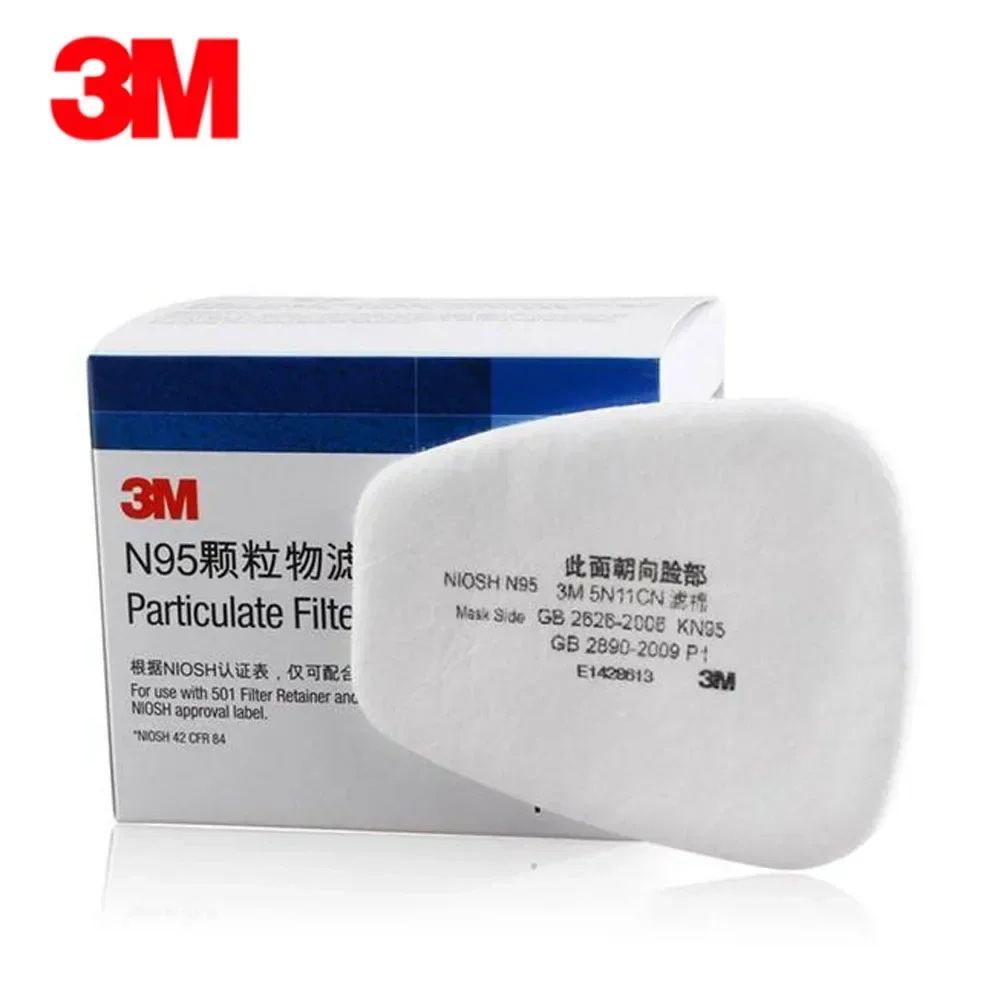 Dust Mask Construction - 10 Pezzi/Scatola Filtri in Cotone 3M
