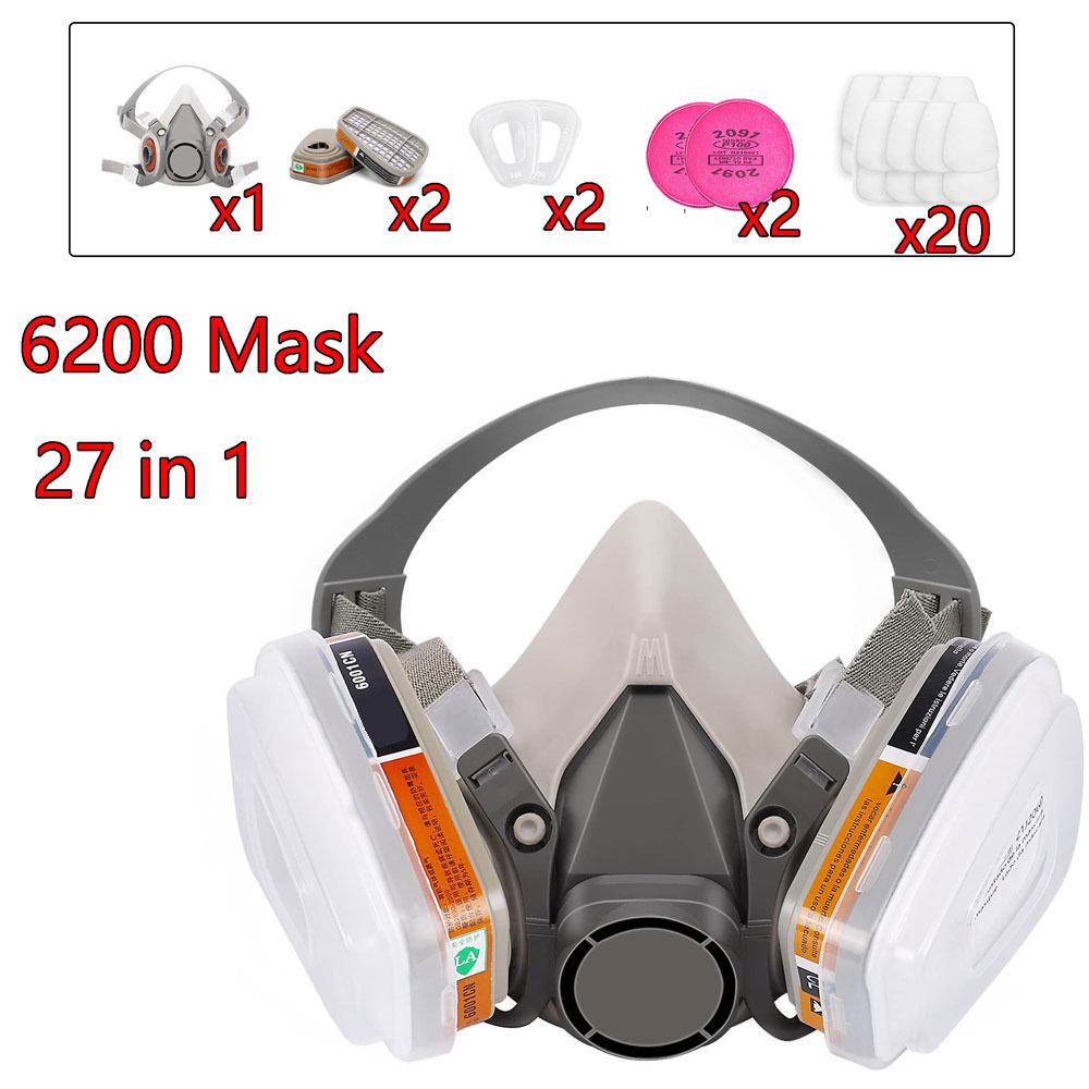 Dust Mask Construction - Maschera Antigas 6200 per Verniciatura Veicoli